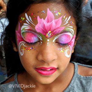 JPDTAP 103 Face Painting Double Stencil - Big Eyes Fairy – Vivid